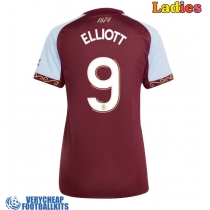 Aston Villa Harvey Elliott #9 Replica Home Shirt Ladies 2025-26 Short Sleeve